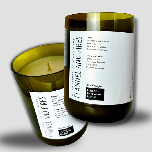 Flannel and Fires Candle