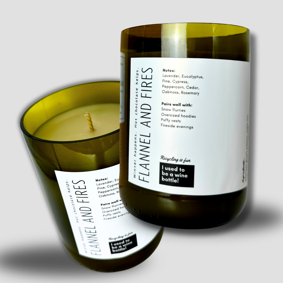 Flannel and Fires Candle