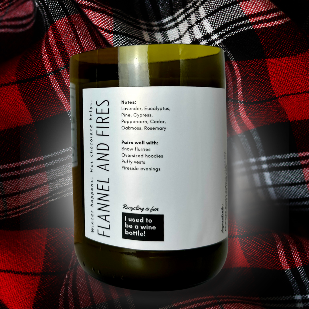 Flannel and Fires Candle